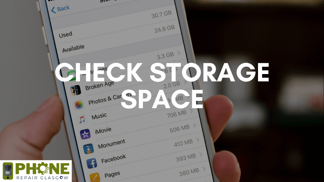 Check Storage Space