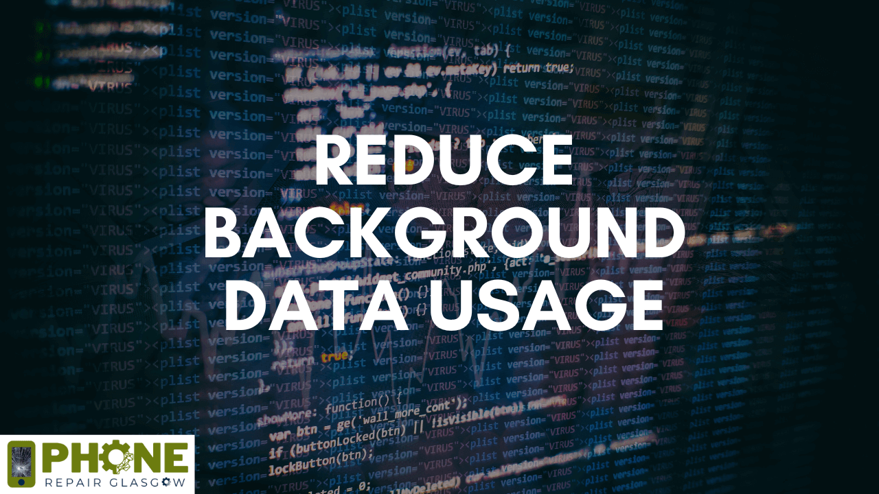 Reduce Background Data Usage