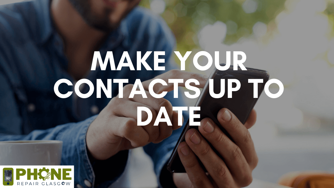 Make your Contacts Up to Date