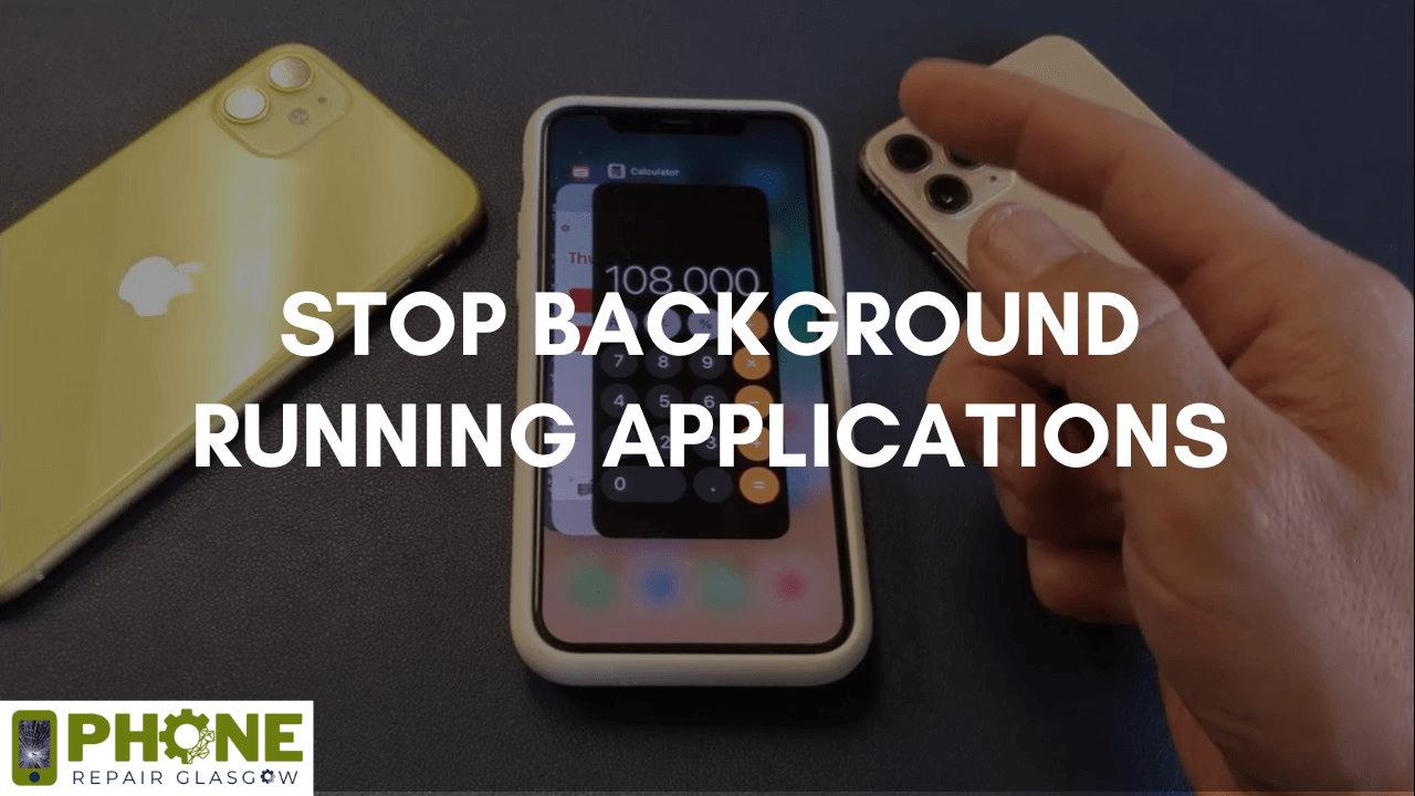 Stop Background Running Applications for iPhone Maintenance Tips