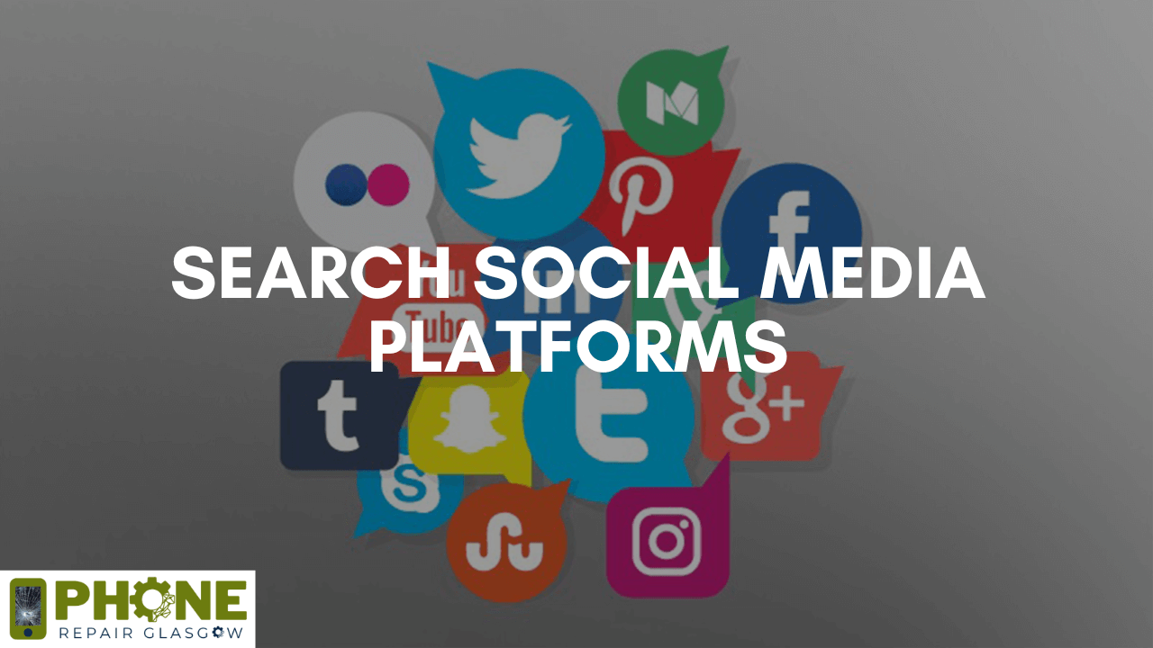 Search Social Media Platforms