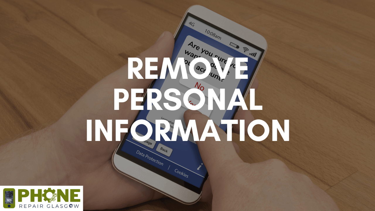 Remove Personal Information