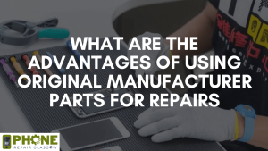 What are the advantages of using original manufacturer parts for repairs